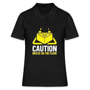 Brick Builder Brick Building Master Builder - Women's Polo Shirt - black - Front - Ailine (174cm)