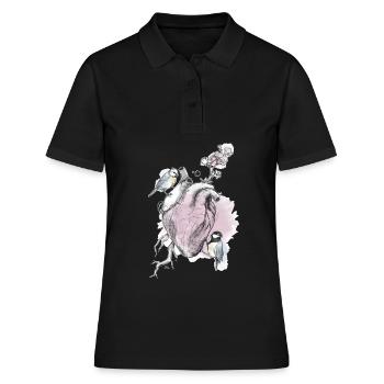 et cœur - Polo Femme - noir - Devant - Ailine (174cm)