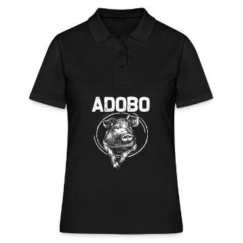 Adobo porc Marinade Foodie Philippines - Polo Femme - noir - Devant - Ailine (174cm)