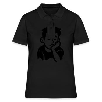 fatigue - Polo Femme - noir - Devant - Ailine (174cm)