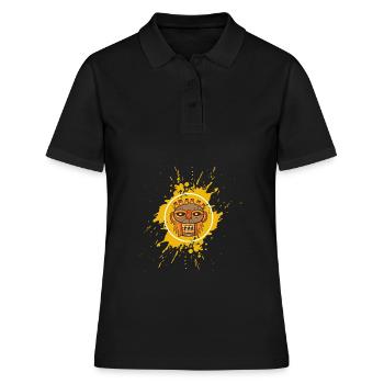 TIKI (jaune) - Polo Femme - noir - Devant - Ailine (174cm)