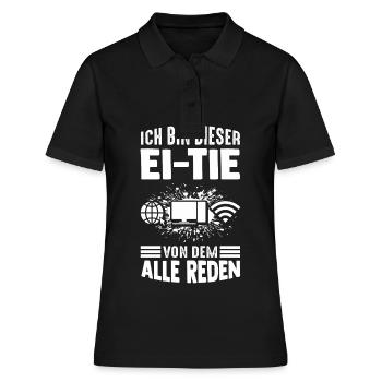 I'm that person that everyone is talking about computers - Women's Polo Shirt - black - Front - Ailine (174cm)