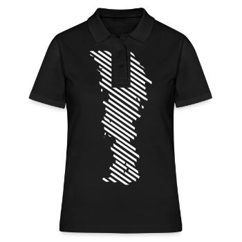 Hikers - (5) - Women's Polo Shirt - black - Front - Ailine (174cm)