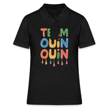 Team Ouin ouin - Polo Femme - noir - Devant - Ailine (174cm)