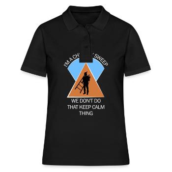 Chimney Sweep Chimney Sweep - Women's Polo Shirt - black - Front - Ailine (174cm)