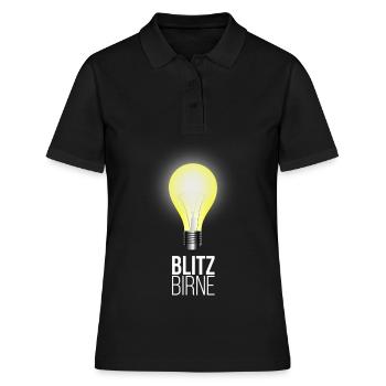 Flash bulb - Women's Polo Shirt - black - Front - Ailine (174cm)