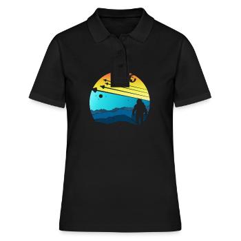 Cadeau de la journée de science-fiction de la Terre avec la NASA - Polo Femme - noir - Devant - Ailine (174cm)