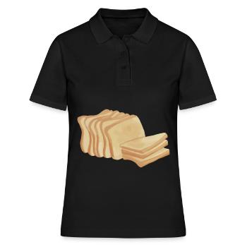 Pain Toast Leib - Polo Femme - noir - Devant - Ailine (174cm)