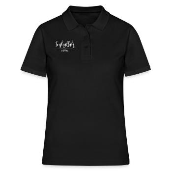 So Gott Will - Inshallah - Frauen Polo Shirt - Schwarz - Vorne - Ailine (174cm)