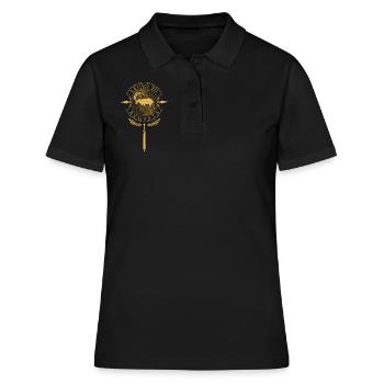 Legio III Augusta - Légion romaine - Polo Femme - noir - Devant - Ailine (174cm)