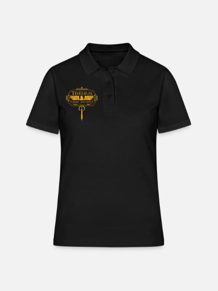 Römische Kaiser - Tiberius - Frauen Polo Shirt - Schwarz