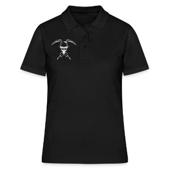 Sensen des Pestdoktor - Frauen Polo Shirt - Schwarz - Vorne - Ailine (174cm)