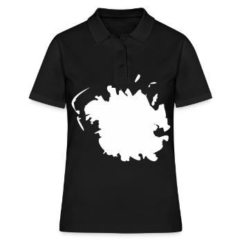 Mikronesien Landkarte Flagge - Frauen Polo Shirt - Schwarz - Vorne - Ailine (174cm)