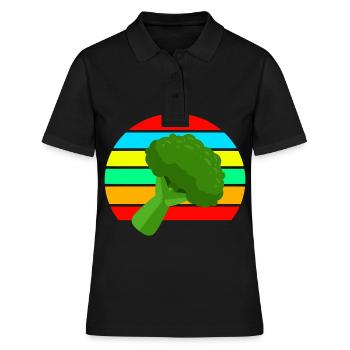 Brocoli - Polo Femme - noir - Devant - Ailine (174cm)
