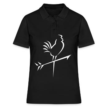 Conception du robinet météo - Polo Femme - noir - Devant - Ailine (174cm)
