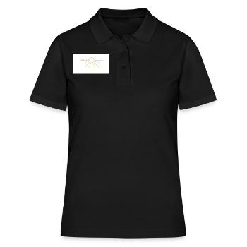 The struggle with ourselves. Inspiration,Thoughts,Courage - Women's Polo Shirt - black - Front - Ailine (174cm)