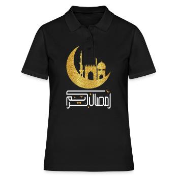 Ramadan Mubarak - Frauen Polo Shirt - Schwarz - Vorne - Ailine (174cm)