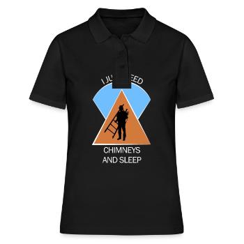 Chimney Sweep Chimney Sweep - Women's Polo Shirt - black - Front - Ailine (174cm)
