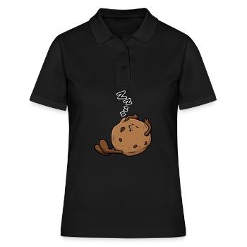 Keks der schläft - Frauen Polo Shirt - Schwarz - Vorne - Ailine (174cm)