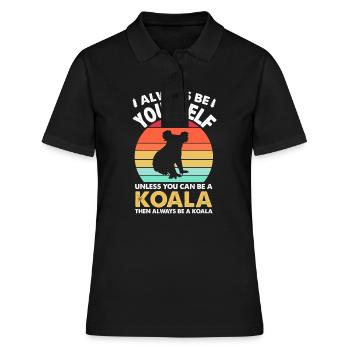 Koala - Polo Femme - noir - Devant - Ailine (174cm)