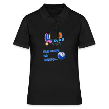 LOTO - BINGO - 2 - ILS FONT LA PAIRE - Polo Femme - noir - Devant - Ailine (174cm)