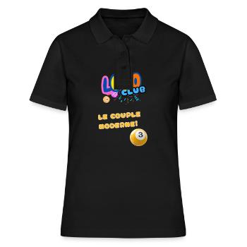 LOTO - BINGO - 3 - LE COUPLE MODERNE - Polo Femme - noir - Devant - Ailine (174cm)