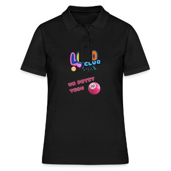 LOTO - BINGO - 10 - UN PETIT TROU - Polo Femme - noir - Devant - Ailine (174cm)