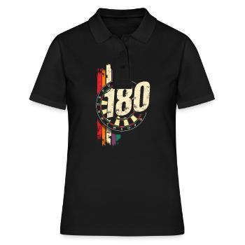 Darts 180 Dartboard Triple Dart Dartpfeil - Frauen Polo Shirt - Schwarz - Vorne - Ailine (174cm)