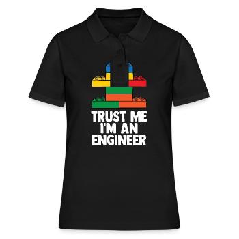 Brick Builder Brick Building Master Builder - Women's Polo Shirt - black - Front - Ailine (174cm)