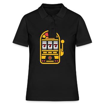 Casino - Women's Polo Shirt - black - Front - Ailine (174cm)