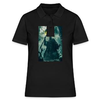 Le Nécromancien des ténèbres se lève - Polo Femme - noir - Devant - Ailine (174cm)