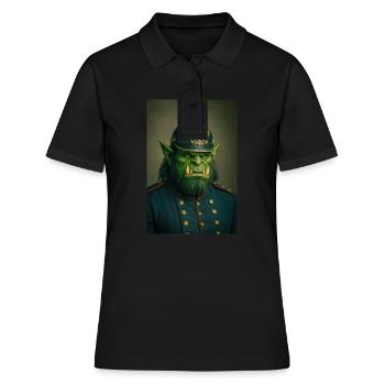 Kaiserlicher Ork-General - Frauen Polo Shirt - Schwarz - Vorne - Ailine (174cm)