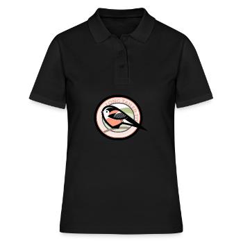 Long-Tailed Tit - Women's Polo Shirt - black - Front - Ailine (174cm)