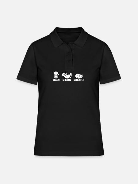 Fechter Fechten - Frauen Polo Shirt - Schwarz