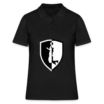 Basketball - slam dunk - Women's Polo Shirt - black - Front - Ailine (174cm)