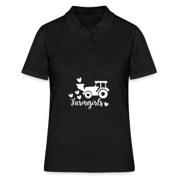 Fermières - - Polo Femme - noir - Devant - Ailine (174cm)