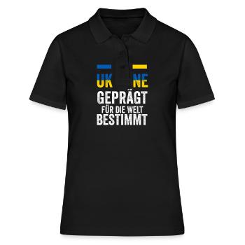 Ukrainer Ukraine - Frauen Polo Shirt - Schwarz - Vorne - Ailine (174cm)