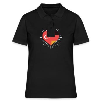 Turcs Turquie Turquie - Polo Femme - noir - Devant - Ailine (174cm)