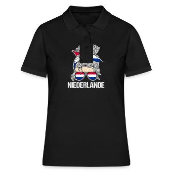 Pays-Bas Pays-Bas - Polo Femme - noir - Devant - Ailine (174cm)