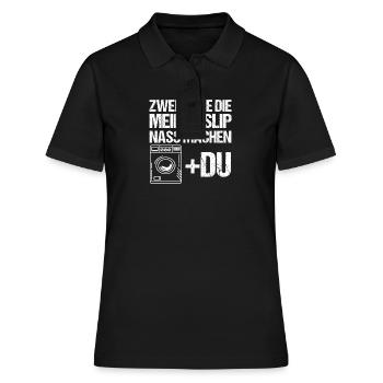 Dinge Die Meinen Slip Nass Machen - Frauen Polo Shirt - Schwarz - Vorne - Ailine (174cm)