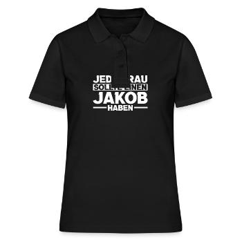 Jacob - Polo Femme - noir - Devant - Ailine (174cm)