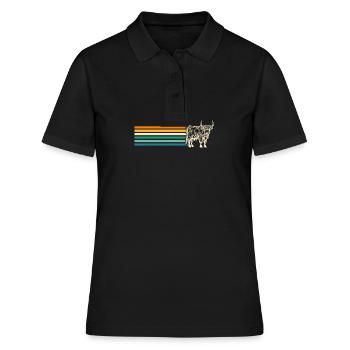 Bovins vaches Bovins Highland - Polo Femme - noir - Devant - Ailine (174cm)