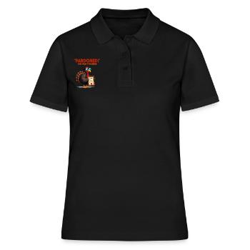 Pardoned Turkey - Frauen Polo Shirt - Schwarz - Vorne - Ailine (174cm)