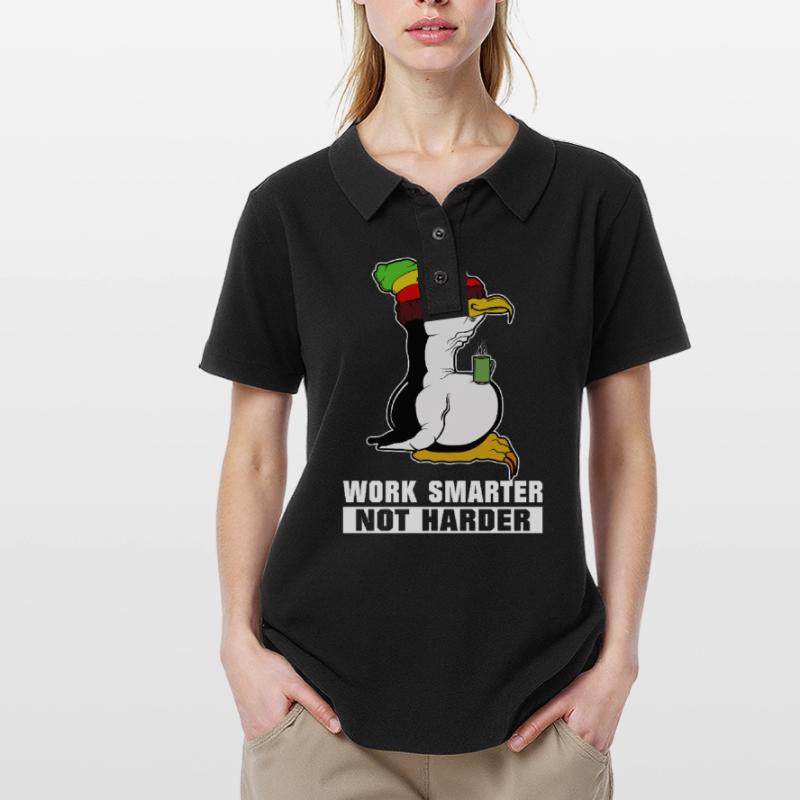 Linux Pinguin Kaffeepause Rasta Informatik PC Nerd Frauen Polo Shirt