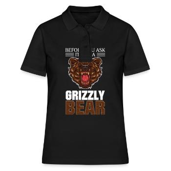 Bevor Sie fragen: Es war die Geschichte eines - Frauen Polo Shirt - Schwarz - Vorne - Ailine (174cm)