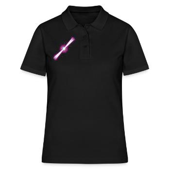 Sursaut gamma - Polo Femme - noir - Devant - Ailine (174cm)