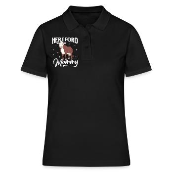 Hereford Mommy - Boeuf Hereford - Polo Femme - noir - Devant - Ailine (174cm)