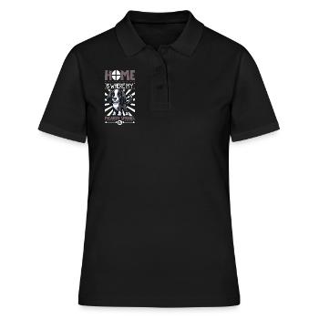Zuhause - Epagneul Picard - Frauen Polo Shirt - Schwarz - Vorne - Ailine (174cm)