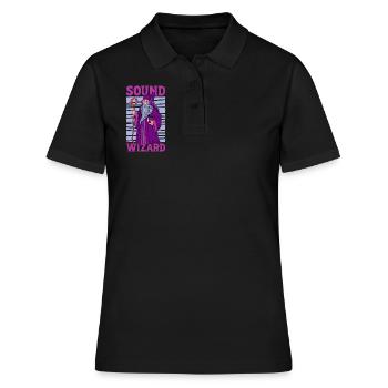Sound Wizard - Tontechniker - Frauen Polo Shirt - Schwarz - Vorne - Ailine (174cm)
