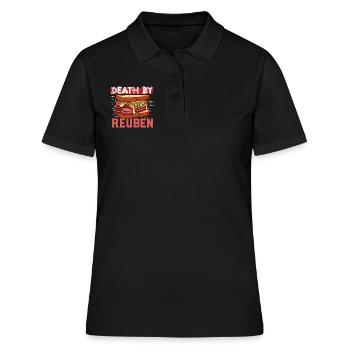 Death by Reuben - Frauen Polo Shirt - Schwarz - Vorne - Ailine (174cm)